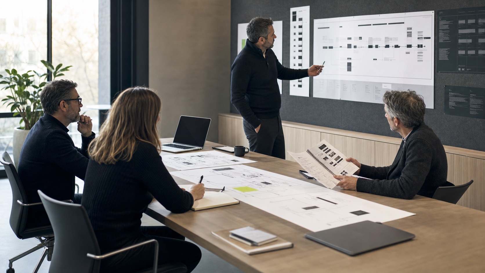 Senior advisors leading a roadmap discussion for an enterprise digital estate